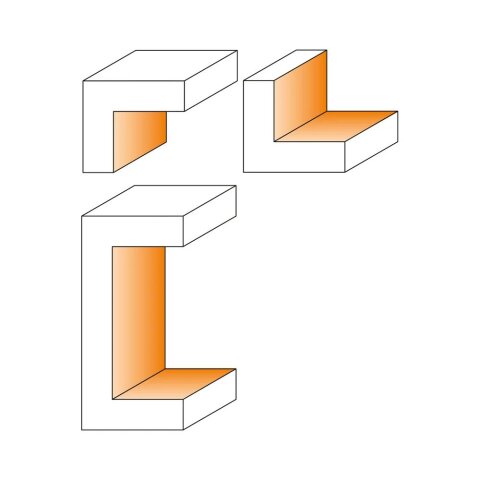 CMT Füge- u. Falzmesserkopf, ziehender Schnitt - D = 100 mm; I = 51 mm