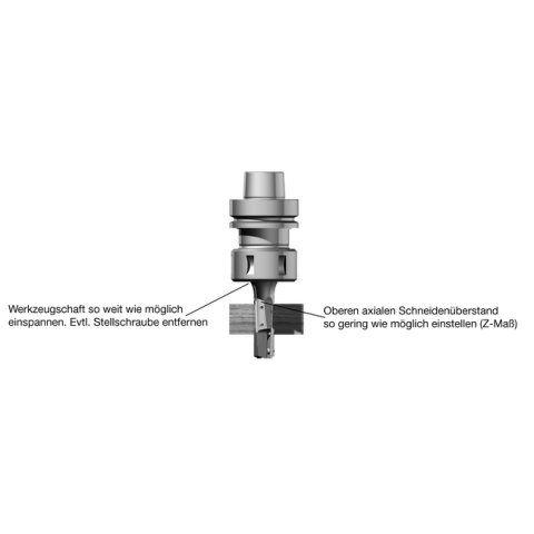 JSO WP-Schaftfräser Z2+2 20x53mm | mit...