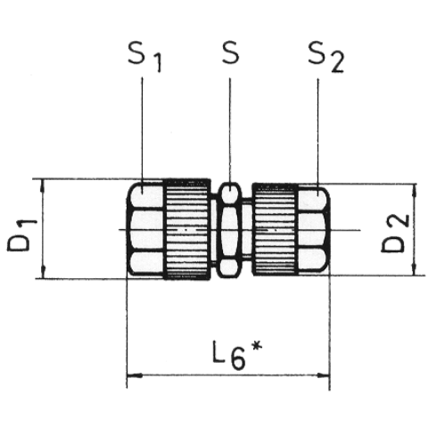 Schneider Geradverschraub GVS-NI 8-6x6-4