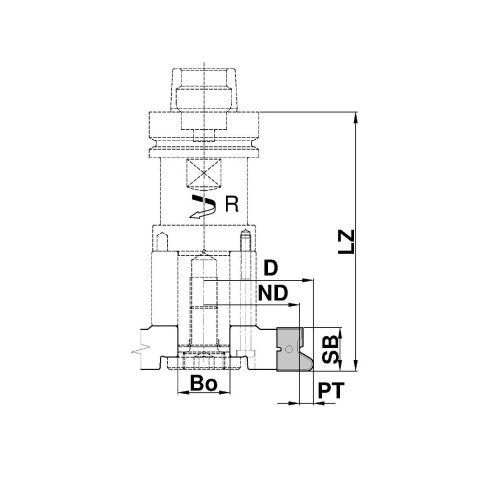 Aigner PM-Griffmuldenfräser für CNC, C557-2A