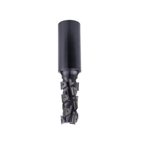 Aigner Diamant (PKD) Schruppfräser "Konstantin-Mini" 20x43,9/110mm Z2+2 S20 rechts im HSK-F 63 Schrumpffutter - C245-2043920R-M1
