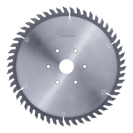 AKE 250mm Kreissägeblatt HW 250x3,2/2,2x30mm Z48 Wechselzahn NL 6/8,5/75
