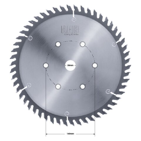 AKE 350mm Kreissägeblatt HW 350x3,5/2,4x30mm Z72...