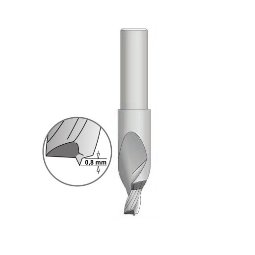 AKE 6,2mm VHW Stufenbohrer 6,2x9/70mm rechts für M4 Gewindeeinsatz