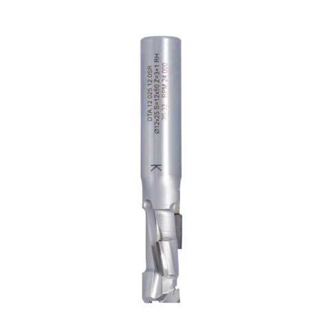12mm Diamant (PKD) Nutschaftfräser 12x25/76mm Z3PCD+1HM rechts