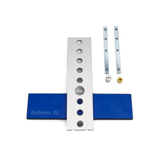 Lochness32 Beschlagschablonenset inkl. Zirkelbolzen