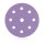 Smirdex P800 Schleifscheibe "740" Keramik Ø=150mm Papier lila 8+1 Loch 50 Stück