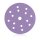 Smirdex P80 Schleifscheibe "740" Keramik Ø=150mm Papier lila 15 Loch 50 Stück