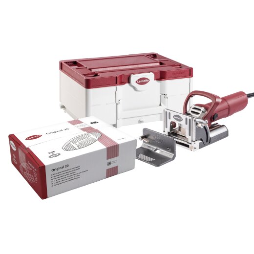 Lamello Classic X biscuit joiner in Systainer 101602DEK + wooden biscuit Size 20