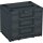 Tanos systainer³ Sortainer/3 M 337 anthrazit (RAL 7016), closure anthracite grey (RAL 7016), handle anthracite grey (RAL 7016)