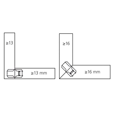 Lamello Clamex P-10 detachable connector for Zeta