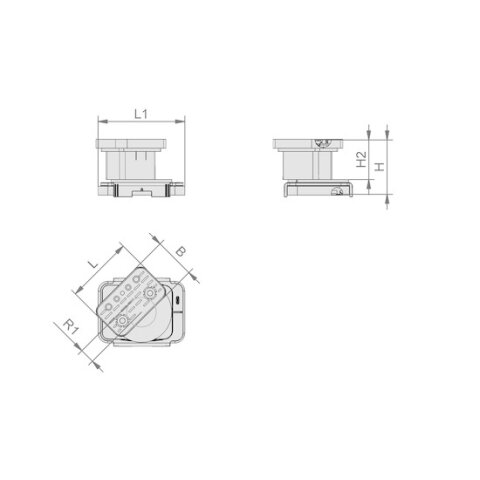 Schmalz Blocksauger VCBL-K2-PRO 130x30x100mm 2-Kreis...