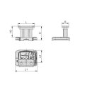 Schmalz suction cup VCBL-K1-PRO 130x30x100mm 1-circuit longways with sensing valve