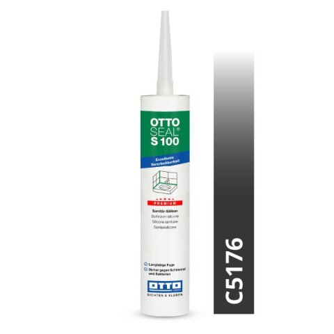 Otto silicone velvet black C5176 glossy...