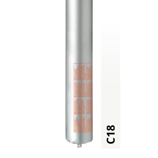 Otto Silikon sanitärgrau C18 glänzend "OTTOSEAL® S100" Premium 400 ml Alu-Folienbeutel