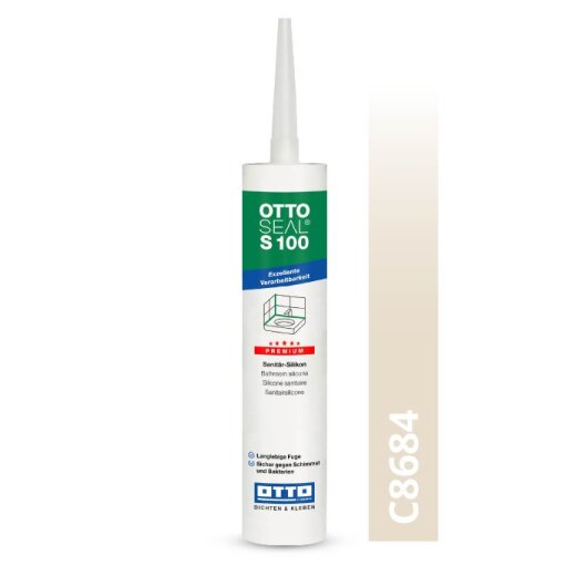 Otto silicone matt pergamum C8684 matt "OTTOSEAL® S100" Premium 300 ml Cartridge