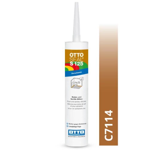 Otto Silikon matt-kastanie C7114 matt "OTTOSEAL® S125" geruchsarm 310ml Kartusche