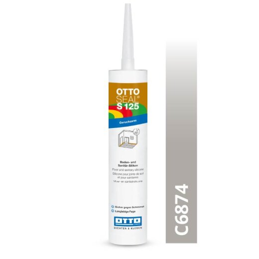 Otto silicone matt manhattan C6874 matt "OTTOSEAL® S125" low-odour 310ml Cartridge