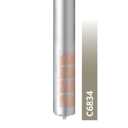 Otto silicone matt sanitary grey C6834 matt "OTTOSEAL® S125" low-odour 400ml Aluminum foil bag