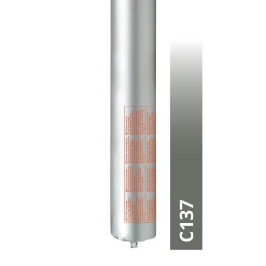 Otto Silikon anthrazitgrau C137 glänzend "OTTOSEAL® S125" geruchsarm 400ml Alu-Folienbeutel