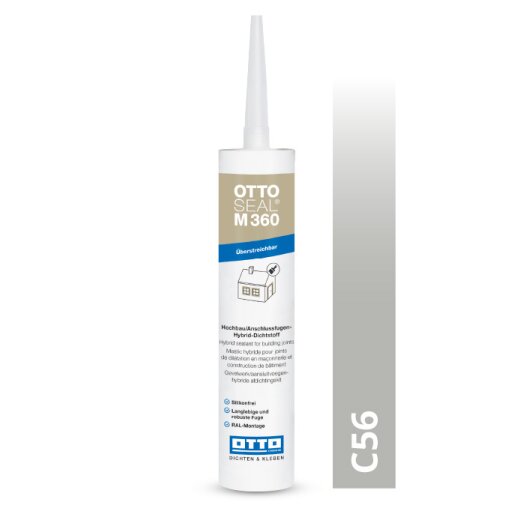 Otto Hybrid-Dichtstoff betongrau C56 glänzend "OTTOSEAL® M360" 300ml Kartusche