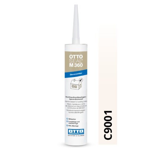Otto hybrid sealant RAL 9001 C9001 glossy "OTTOSEAL® M360" 300ml Cartridge