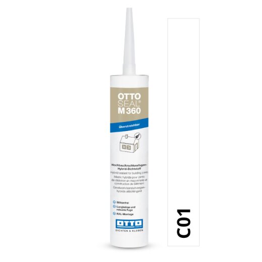 Otto Hybrid-Dichtstoff weiß C01 glänzend "OTTOSEAL® M360" 300ml Kartusche