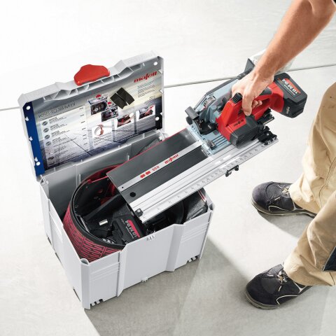 Mafell Kappschienen-Säge KSS 40 18M bl im T-MAX Systainer inkl 2 Akku Packs