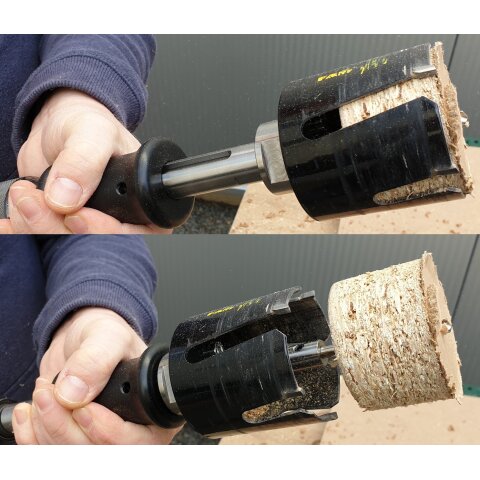 Famag PUMPSHANK® Schnellauswerferschaft incl. 3 Adapter + HSS Vorbohrer