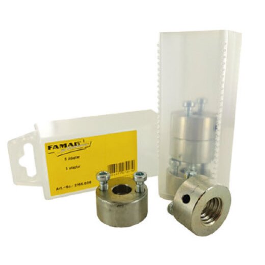 Famag PUMPSHANK® Adapter 5 Stück inkl. je 2 Zylinderschrauben