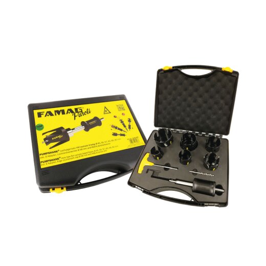 Famag PUMPSHANK® Paroli 8-teiliges Lochsägen-Set