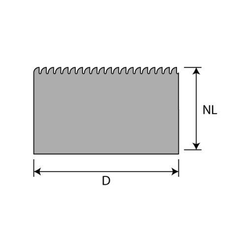 Famag 22mm Bi-metal hole saw HSS-Co PAROLI 22x35mm