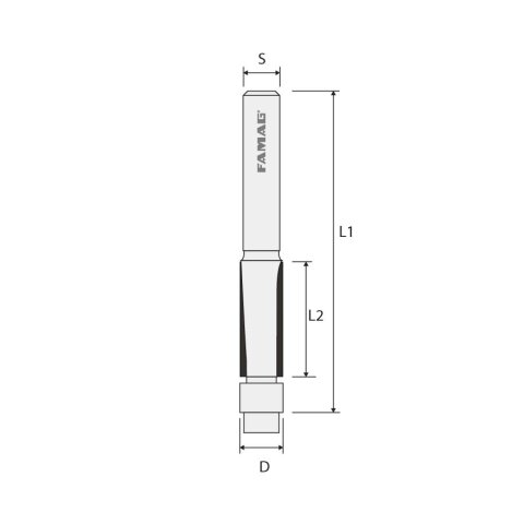 Famag 9,52mm Bündigfräser "3101.895"...