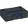 Tanos systainer³ S 76 with dividers light grey (RAL 7035), closure saphire blue (RAL 5003)