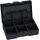 Tanos systainer³ S 76 with dividers anthracite grey (RAL 7016), closure carmine red (RAL 3002)