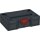 Tanos systainer³ S 76 with dividers anthracite grey (RAL 7016), closure carmine red (RAL 3002)