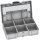 Tanos systainer³ S 76 mit Fachteiler lichtgrau (RAL 7035), Verschluss anthrazit (RAL 7016) - 83550063.2