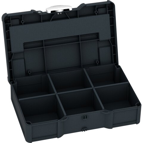Tanos systainer&sup3; S 76 mit Fachteiler anthrazit (RAL...