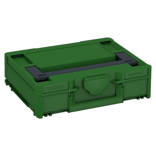 Tanos systainer³ M 112 smaragdgrün (RAL 6001), Verschluss smaragdgrün (RAL 6001), Griff anthrazit (RAL 7016)