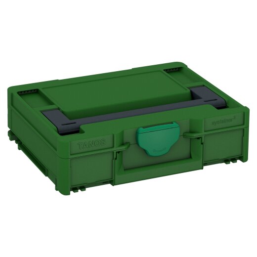 Tanos systainer³ M 112 emerald green (RAL 6001), closure signal green (HKS 54 K), handle anthracite grey (RAL 7016)
