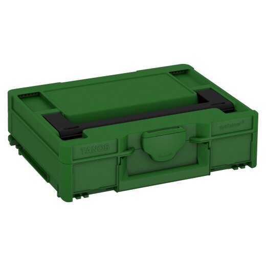 Tanos systainer³ M 112 emerald green (RAL 6001), closure emerald green (RAL 6001), handle signal black (RAL 9004)