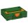 Tanos systainer³ M 112 emerald green (RAL 6001), closure deep orange (RAL 2011), handle daffodil yellow (RAL 1007)