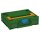 Tanos systainer³ M 112 emerald green (RAL 6001), closure Sky blue (RAL 5015), handle daffodil yellow (RAL 1007)