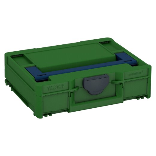 Tanos systainer³ M 112 emerald green (RAL 6001), closure anthracite grey (RAL 7016), handle saphire blue (RAL 5003)