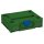 Tanos systainer³ M 112 emerald green (RAL 6001), closure signalblue (HKS 43 K), handle emerald green (RAL 6001)