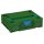 Tanos systainer³ M 112 emerald green (RAL 6001), closure Sky blue (RAL 5015), handle signal green (HKS 54 K)