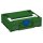 Tanos systainer³ M 112 emerald green (RAL 6001), closure signalblue (HKS 43 K), handle white (RAL 9016)