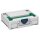 Tanos systainer³ M 112 light grey (RAL 7035), closure saphire blue (RAL 5003), handle signal green (HKS 54 K)