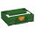 Tanos systainer³ M 112 emerald green (RAL 6001), closure daffodil yellow (RAL 1007), handle white (RAL 9016)