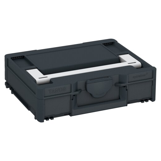 Tanos systainer³ M 112 anthrazit (RAL 7016), Verschluss anthrazit (RAL 7016), Griff lichtgrau (RAL 7035)